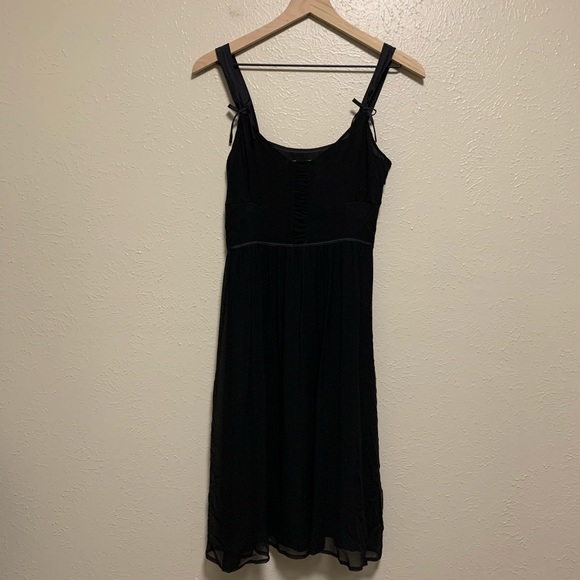 Deletta Dresses & Skirts - Anthropologie Deletta black 100% silk dress